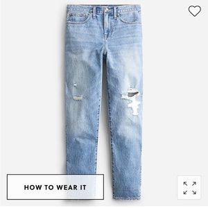 Jcrew Slouchy Boy Jeans. Bright indigo